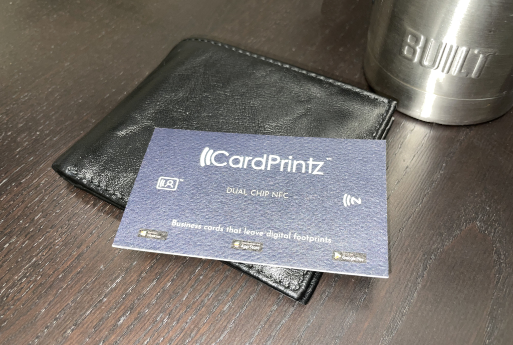 Dual-Zone Paper NFC Business Cards (QTY 40)